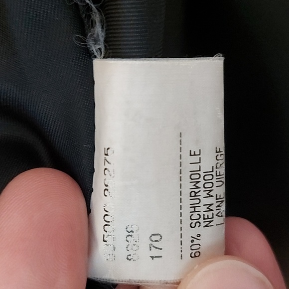 Vintage wool and angora black maxi coat - Picture 4 of 7